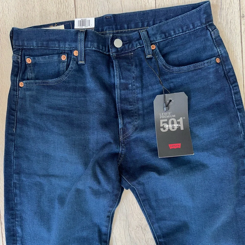 Levi's Men's Dark Blue Slim Straight Jeans